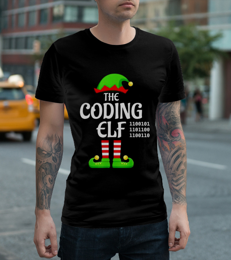 The Coding ELF 1100101 1101100 1101110 T-Shirt
