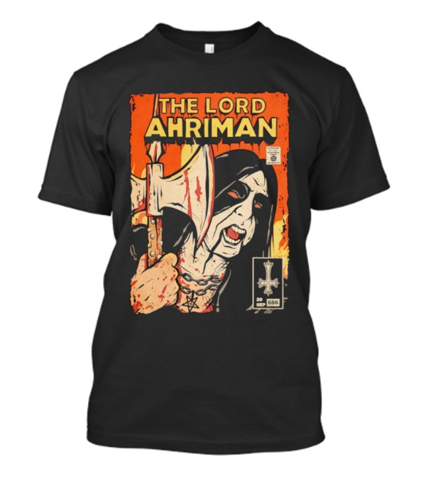 The Lord Ahriman Comic Axe Blood 20 Sep 666 Cover T-Shirt