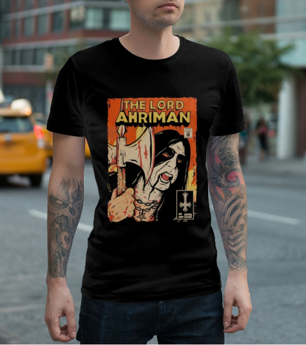 The Lord Ahriman Comic Axe Blood 20 Sep 666 Cover T-Shirt