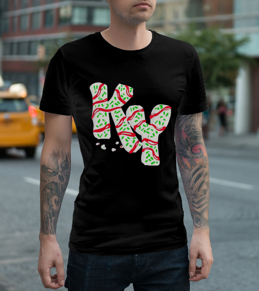 Christmas Treat KY Candy Cane-Inspired T-Shirt