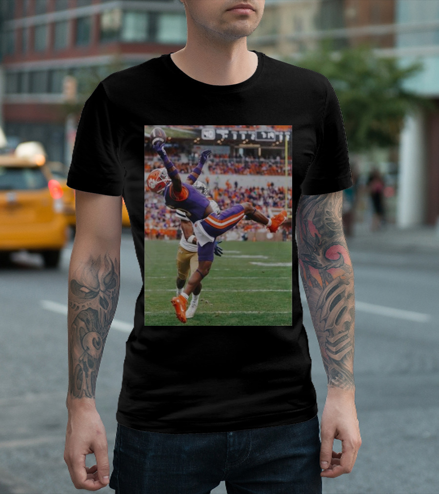 Clemson Tigers The Real Tyler Football Catch T-Shirt