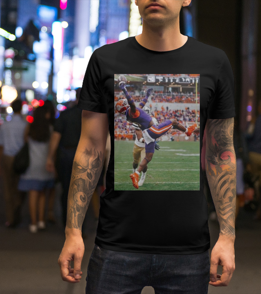 Clemson Tigers The Real Tyler Football Catch T-Shirt