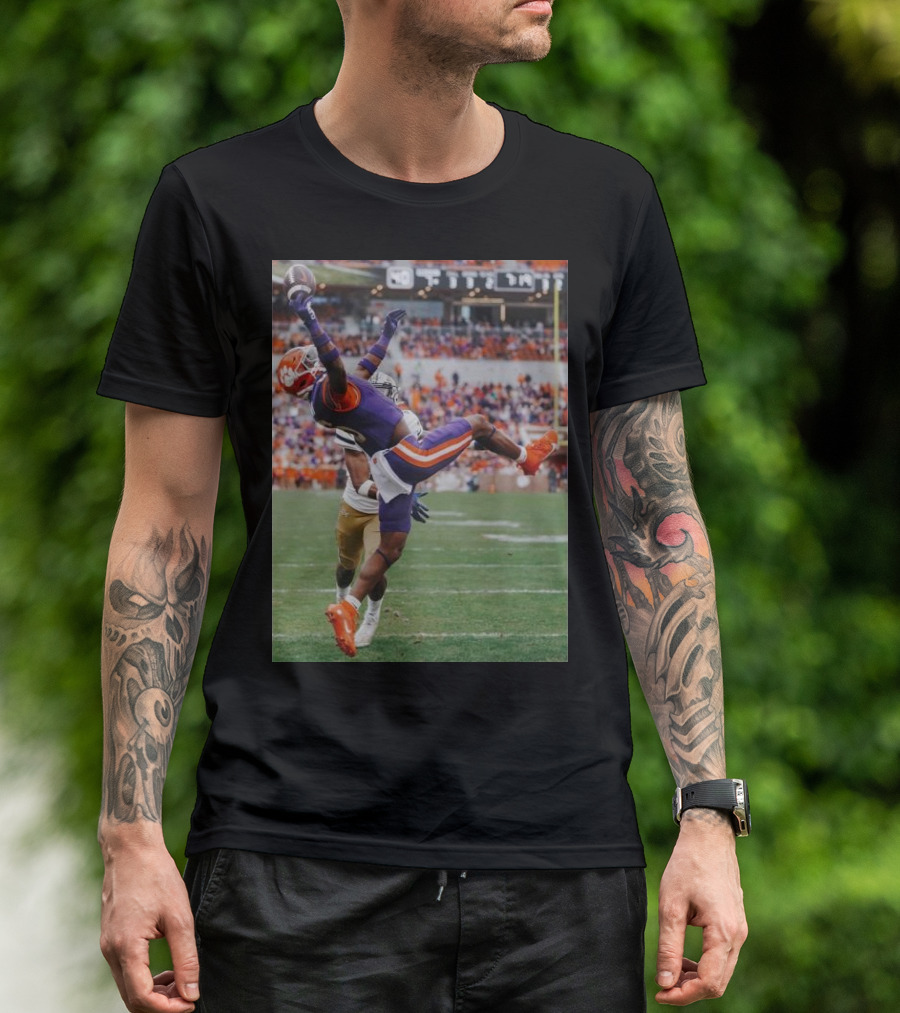 Clemson Tigers The Real Tyler Football Catch T-Shirt