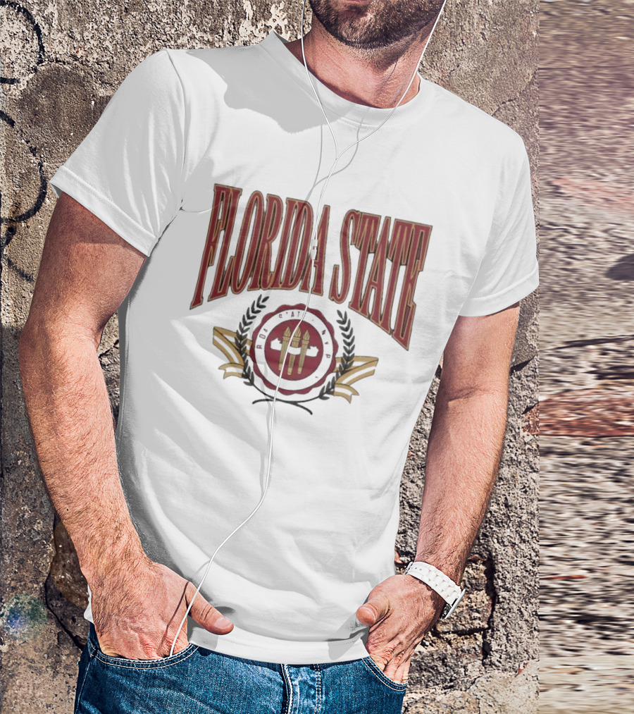 Florida State Emblem Torch Laurel T-Shirt
