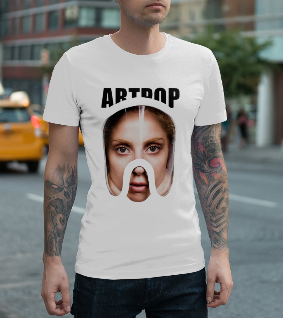 Lady Gaga Artpop Face Mask T-Shirt