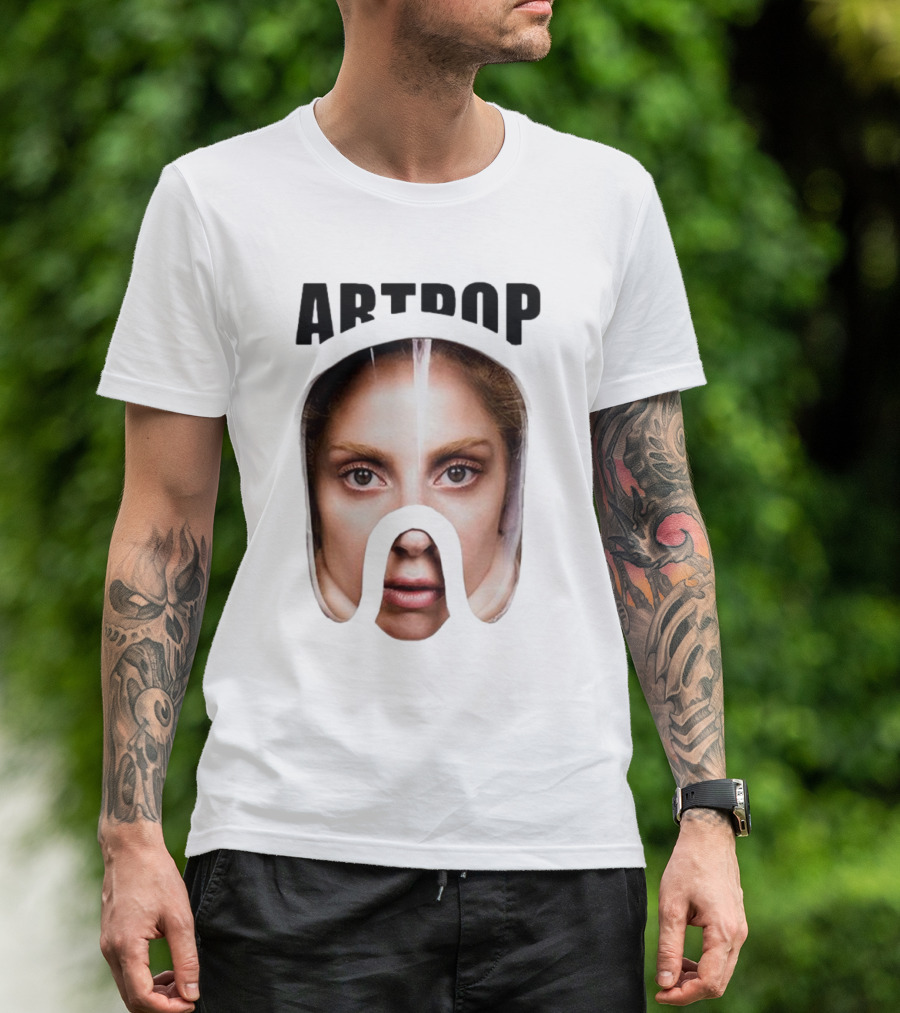 Lady Gaga Artpop Face Mask T-Shirt