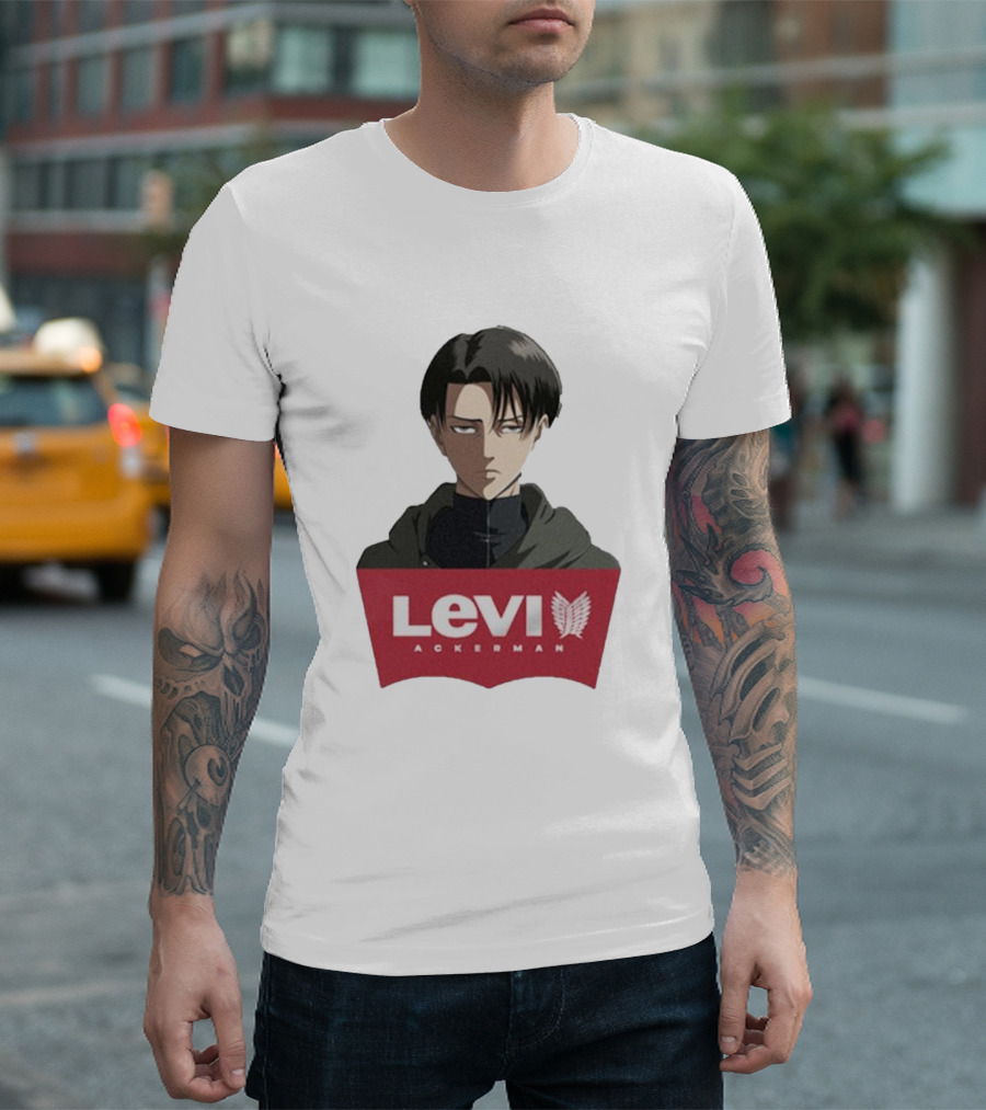 Levi Ackerman Anime Character Iconic T-Shirt