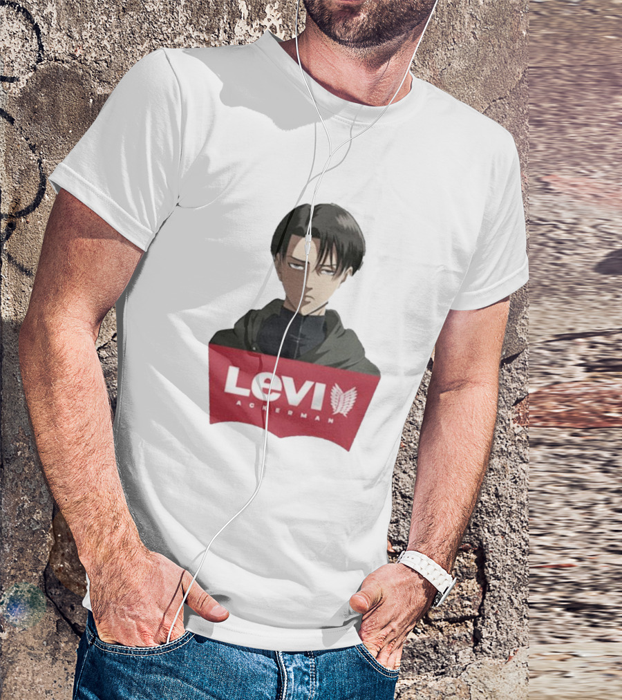Levi Ackerman Anime Character Iconic T-Shirt