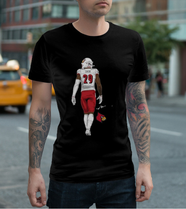 Storm Duck Louisville Cardinals Football Player Number 29 T-Shirt