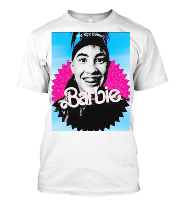 The Kick Demon Barbie Iconic Bold Face T-Shirt