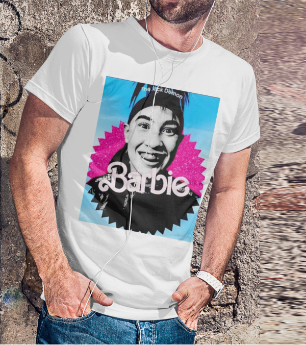The Kick Demon Barbie Iconic Bold Face T-Shirt
