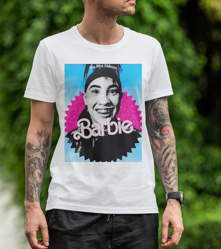 The Kick Demon Barbie Iconic Bold Face T-Shirt