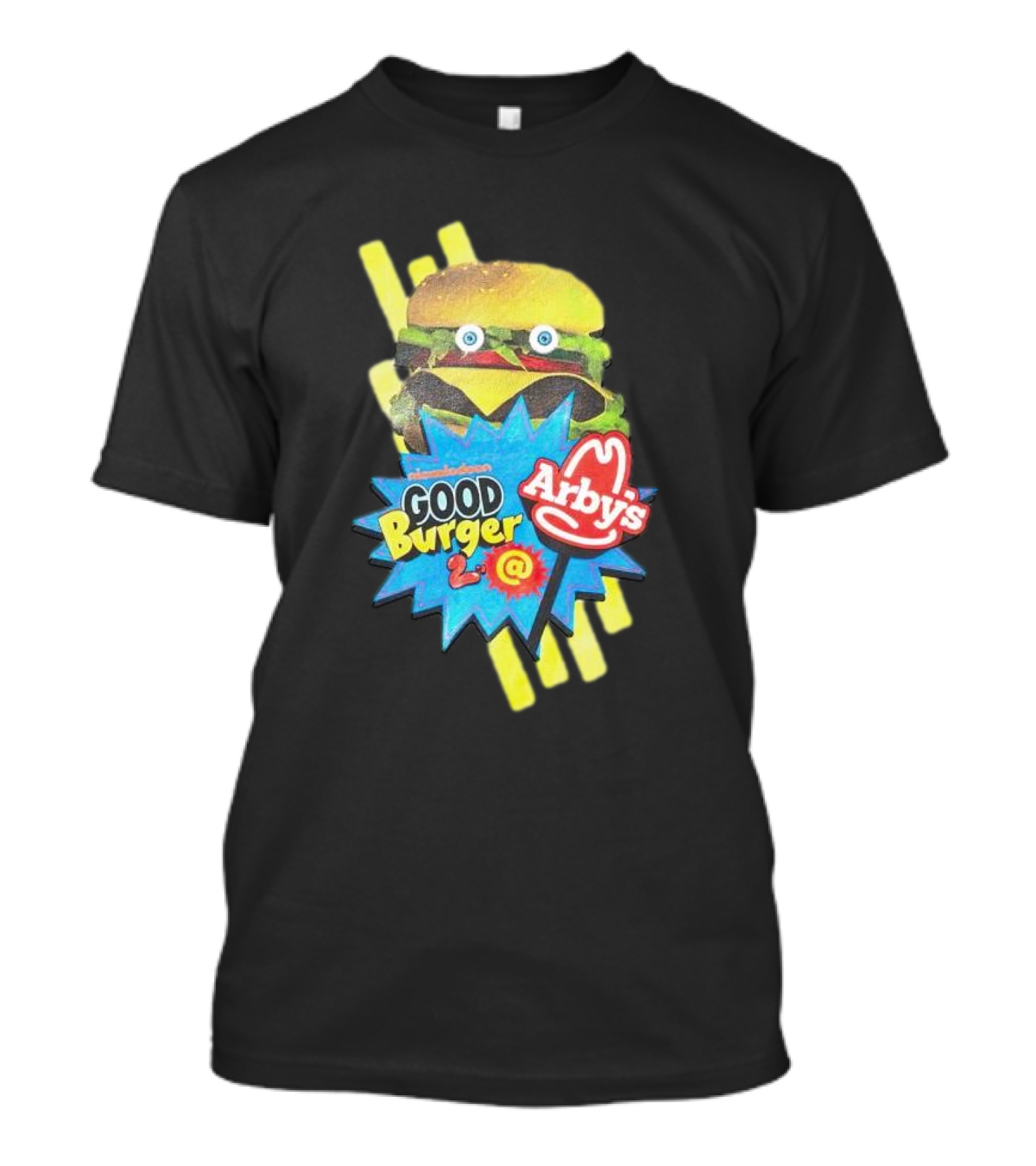 Nickelodeon Good Burger 2 Arby’s Crossover Promo Burger Character T-Shirt