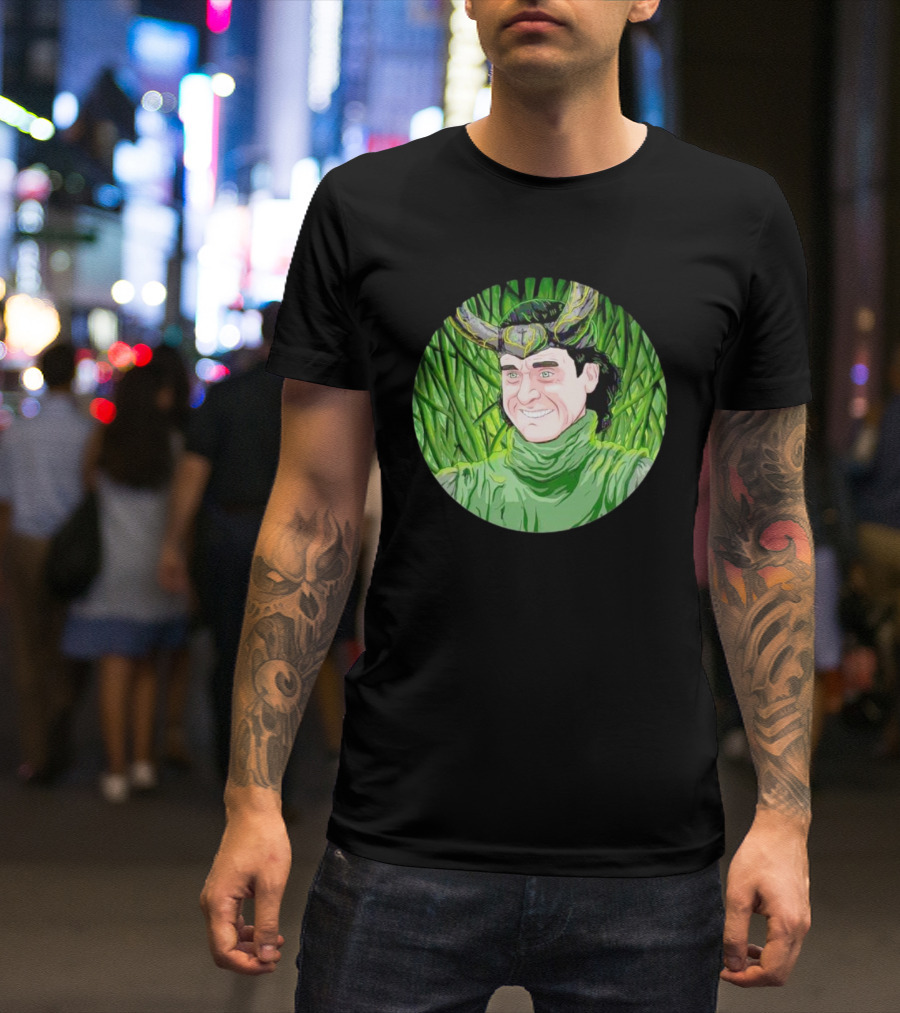 Breaking Bad Loki Crossover Horned Green Character T-Shirt