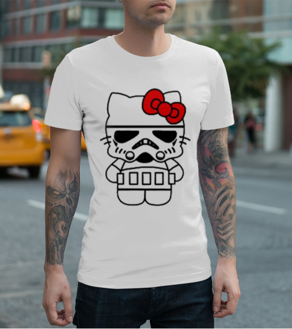 Hello Kitty Star Wars Stormtrooper Crossover T-Shirt