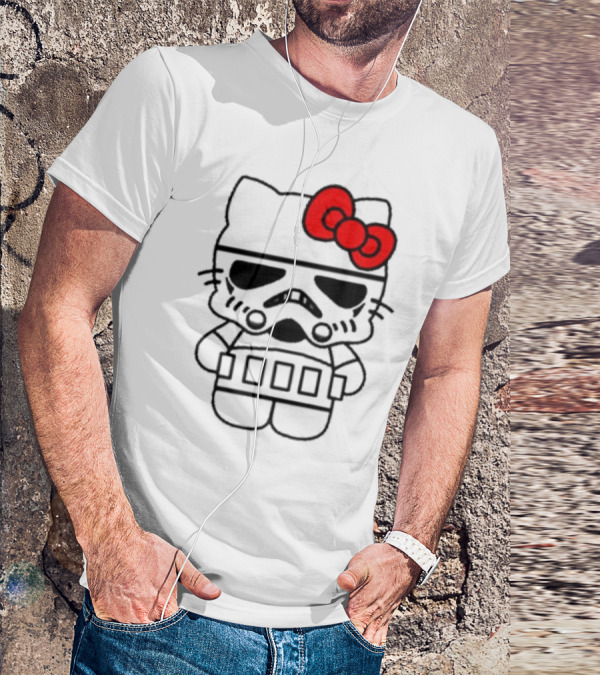 Hello Kitty Star Wars Stormtrooper Crossover T-Shirt