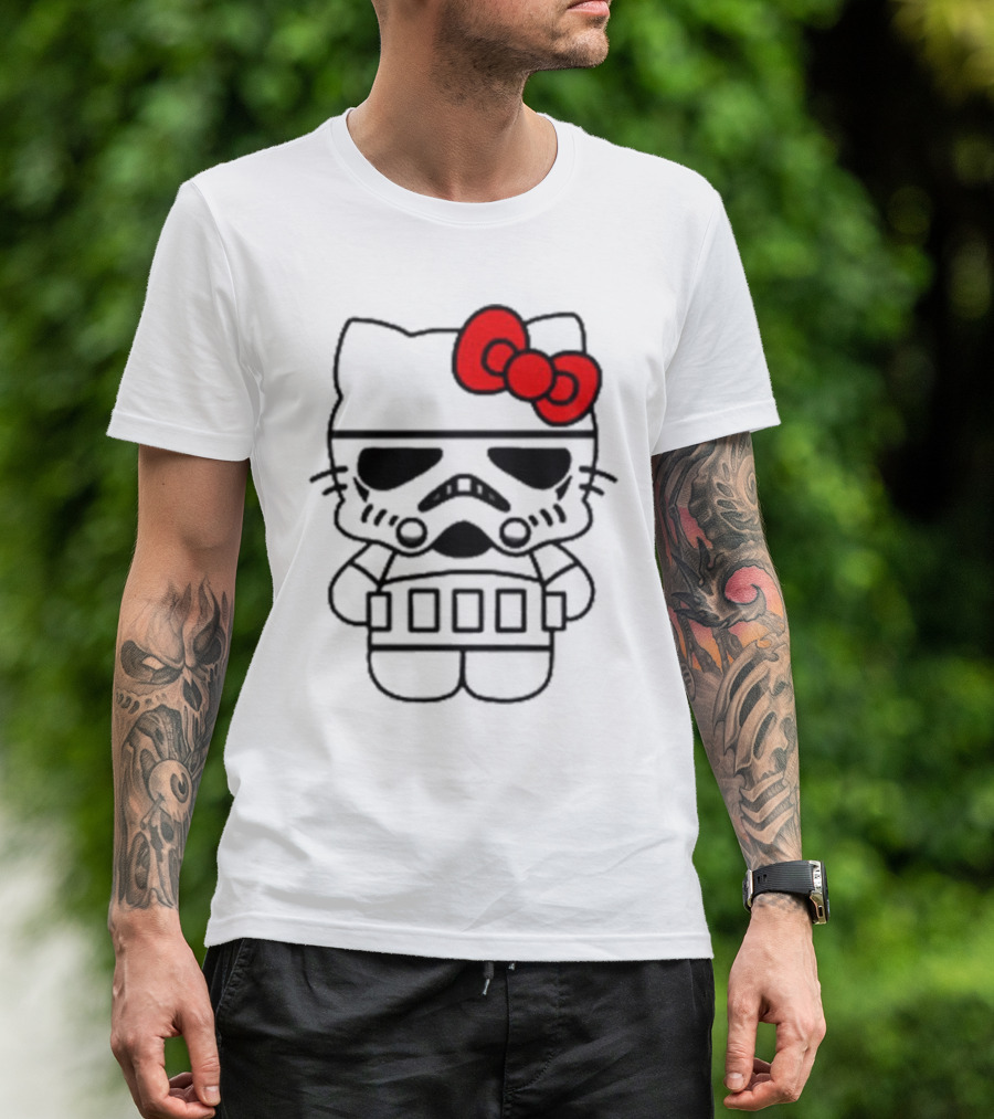 Hello Kitty Star Wars Stormtrooper Crossover T-Shirt