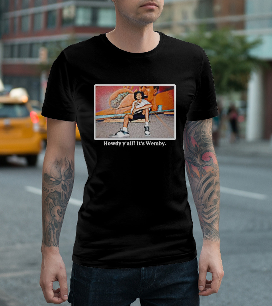Howdy Y’all It’s Wemby Vintage Style Retro T-Shirt