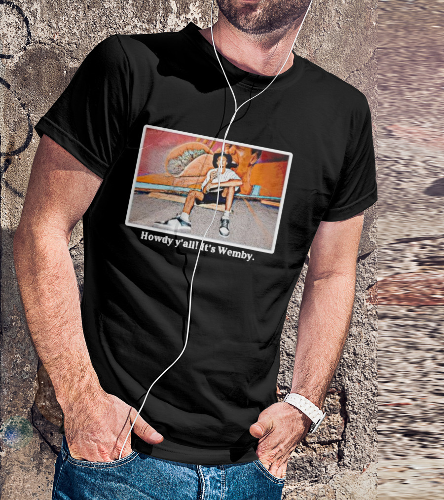 Howdy Y’all It’s Wemby Vintage Style Retro T-Shirt