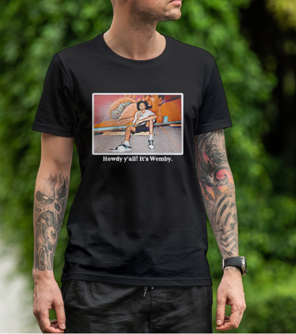 Howdy Y’all It’s Wemby Vintage Style Retro T-Shirt