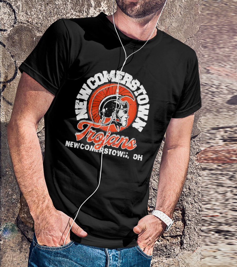 Newcomerstown Trojans Newcomerstown OH Helmet Emblem T-Shirt