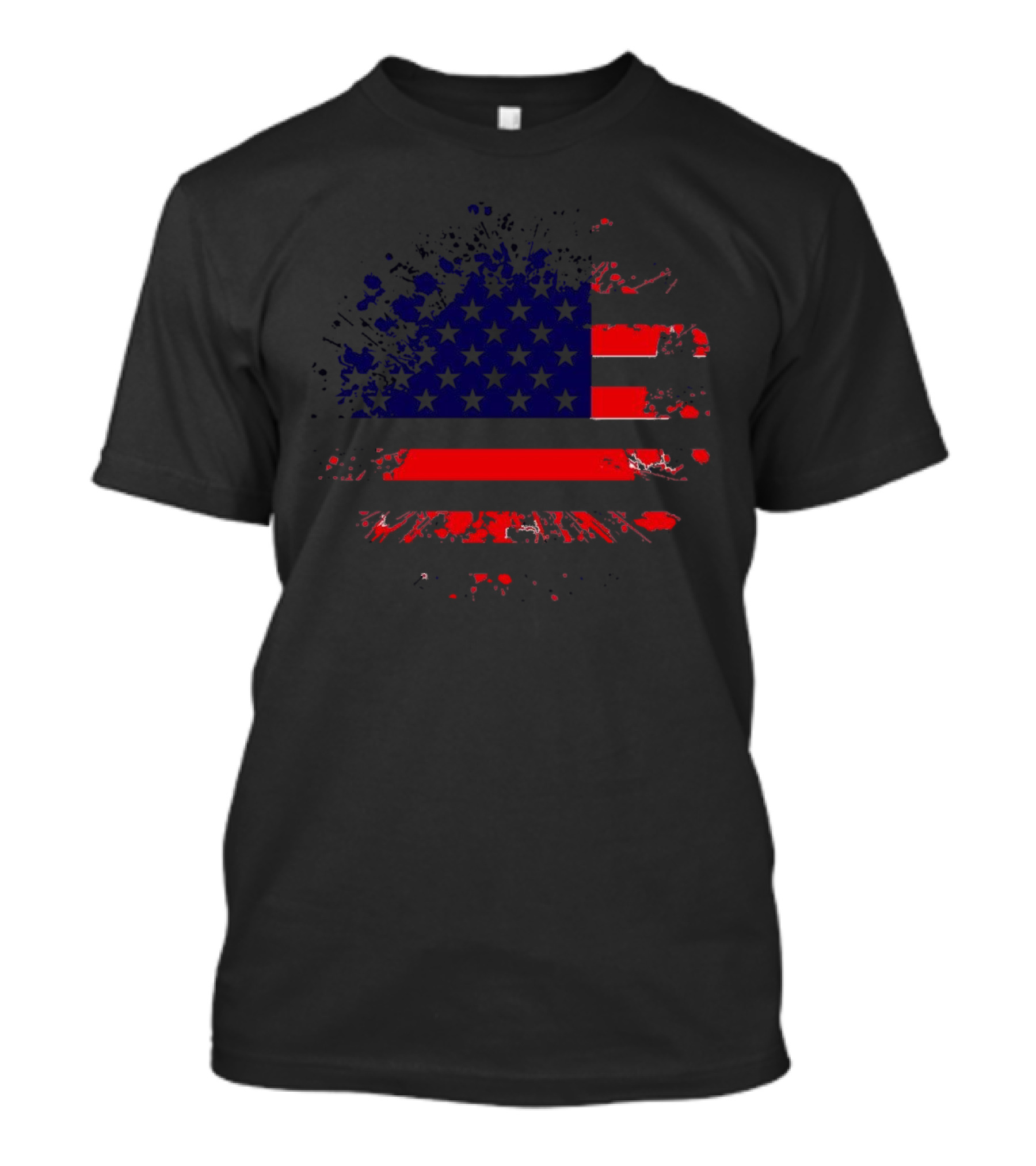 American Flag Grunge T-Shirt