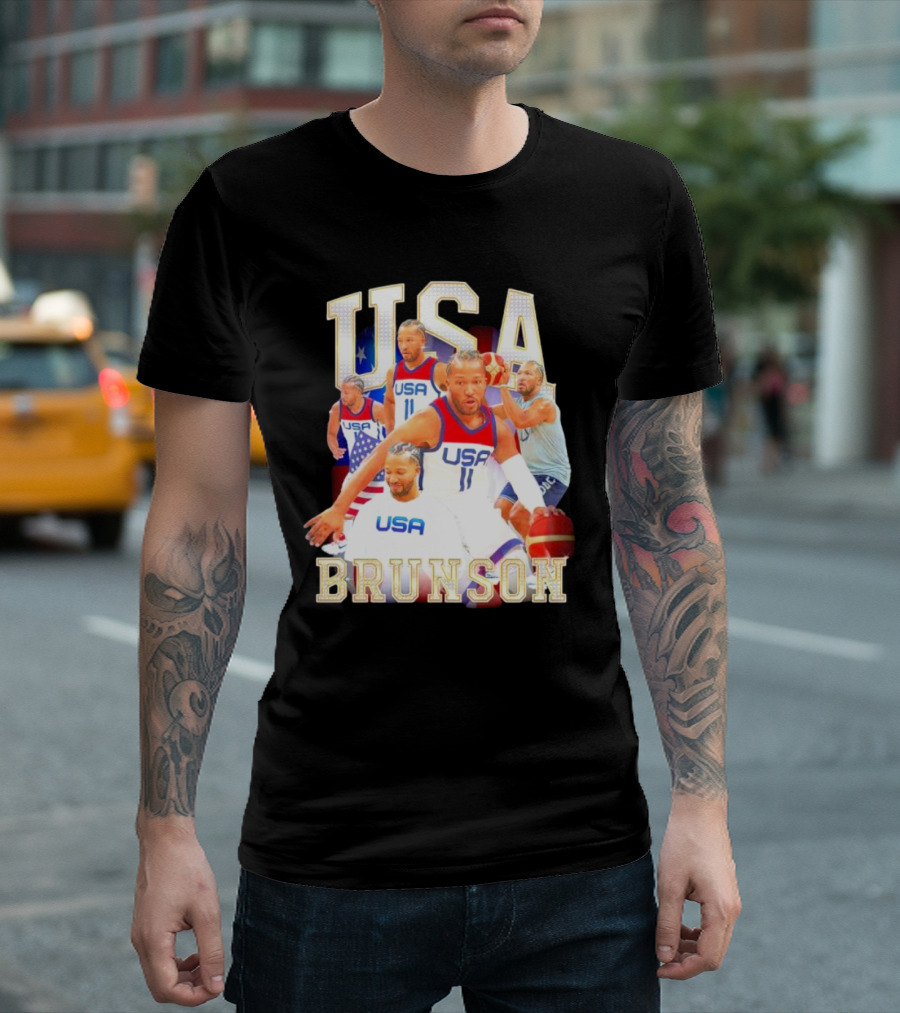 USA Brunson Basketball FIBA T-Shirt