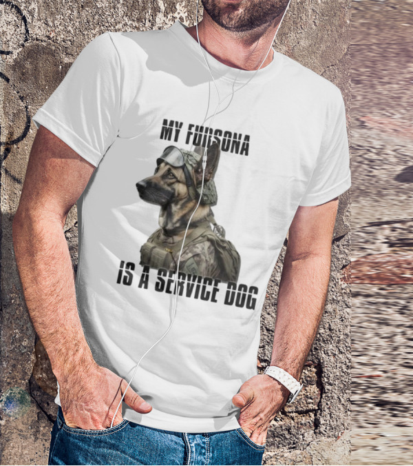 My Fursona Is A Service Dog In Tactical Gear T-Shirt