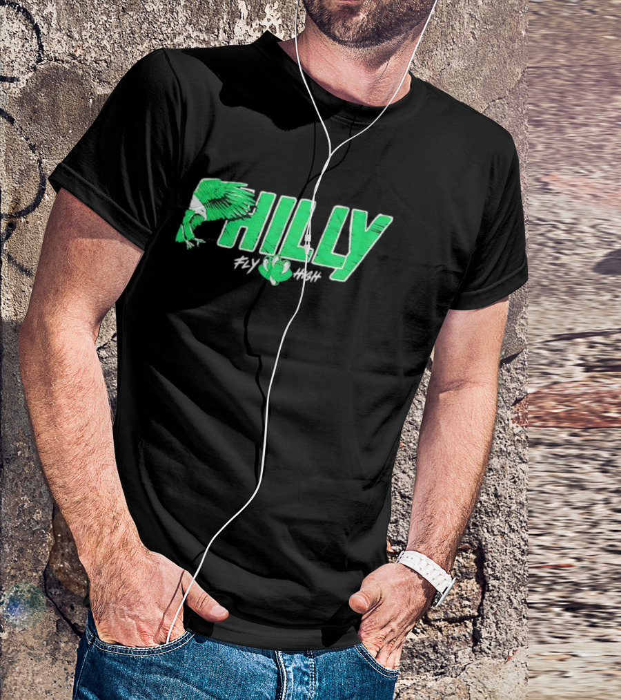 Philadelphia Eagles Philly Fly High Football T-Shirt