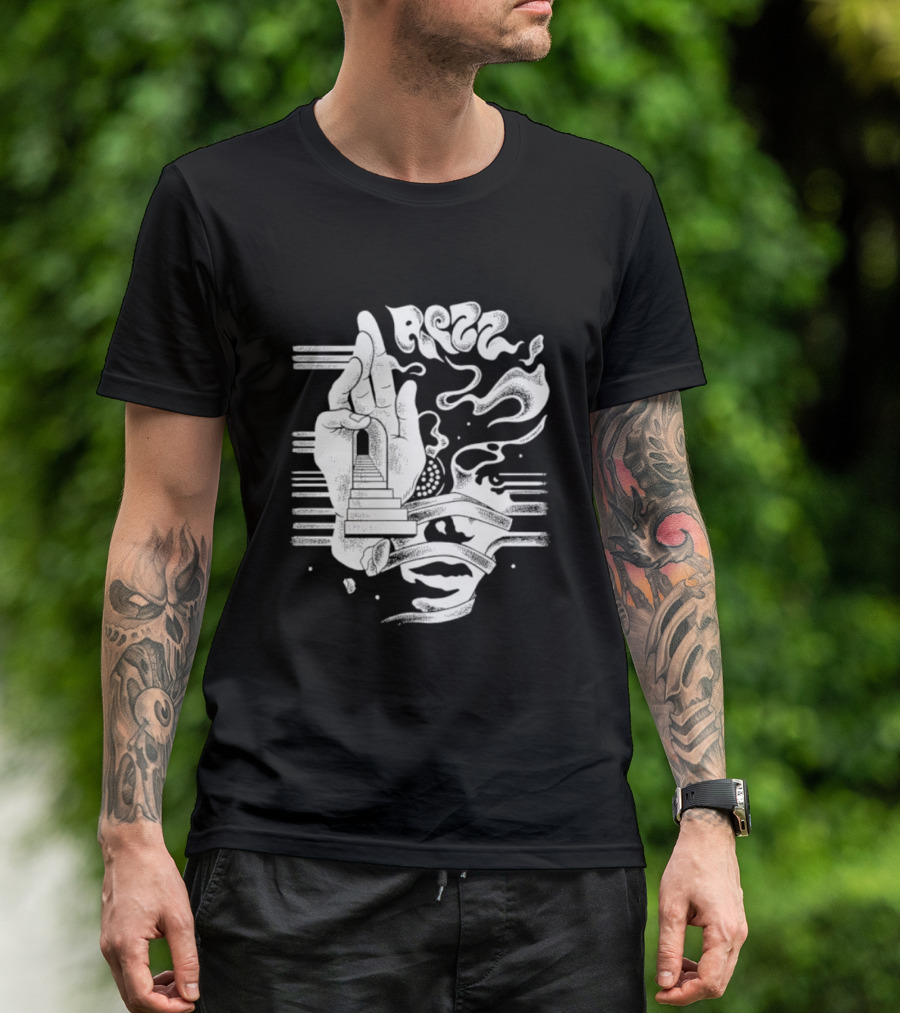 Rezz Perception Hand Staircase And Psychedelic Elements T-Shirt