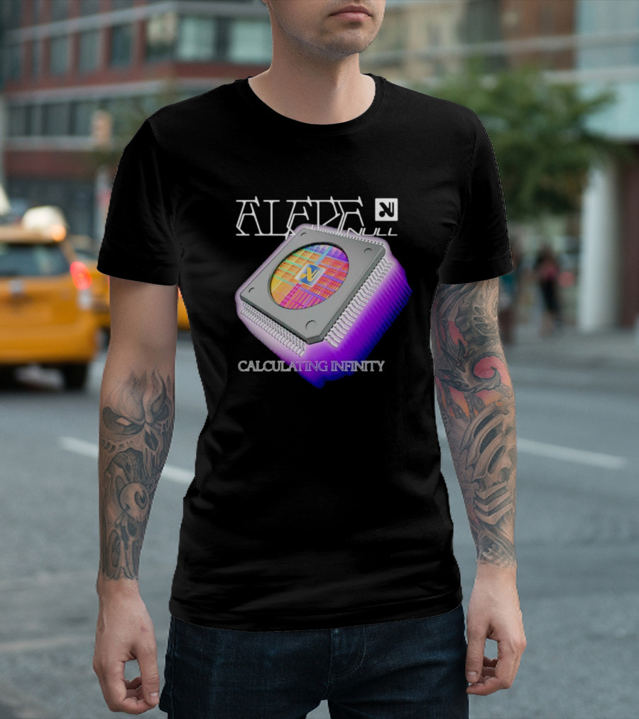 Aleph Null Calculating Infinity with Chip T-Shirt