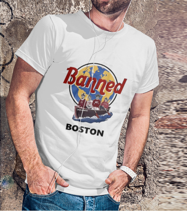 Banned Boston World Traveler Silhouette Adventure T-Shirt