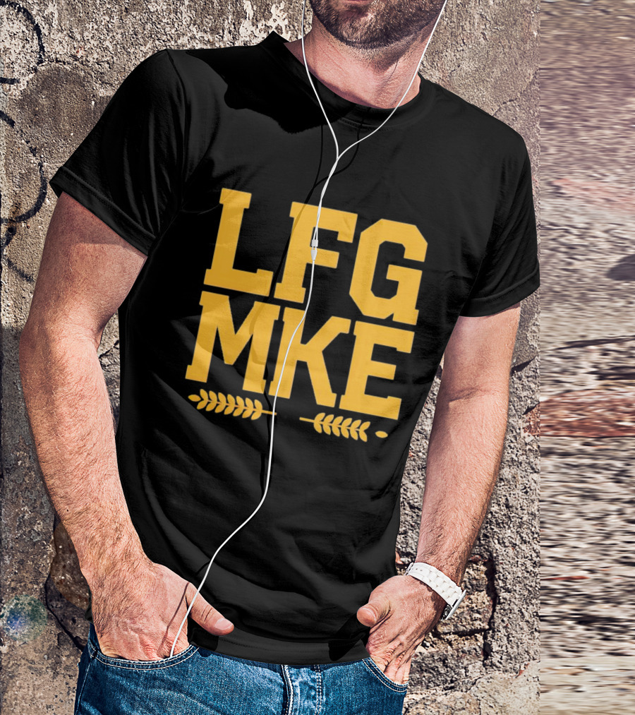 Milwaukee Brewers LFG MKE Wheat Stalks T-Shirt