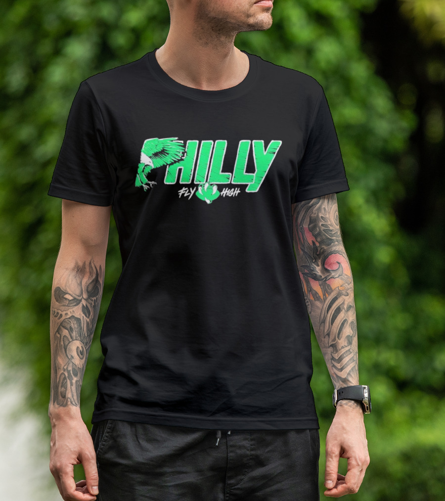 Philly Fly High Football Eagle T-Shirt