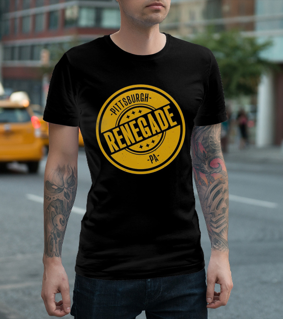Pittsburgh Renegade PA Vintage Badge T-Shirt
