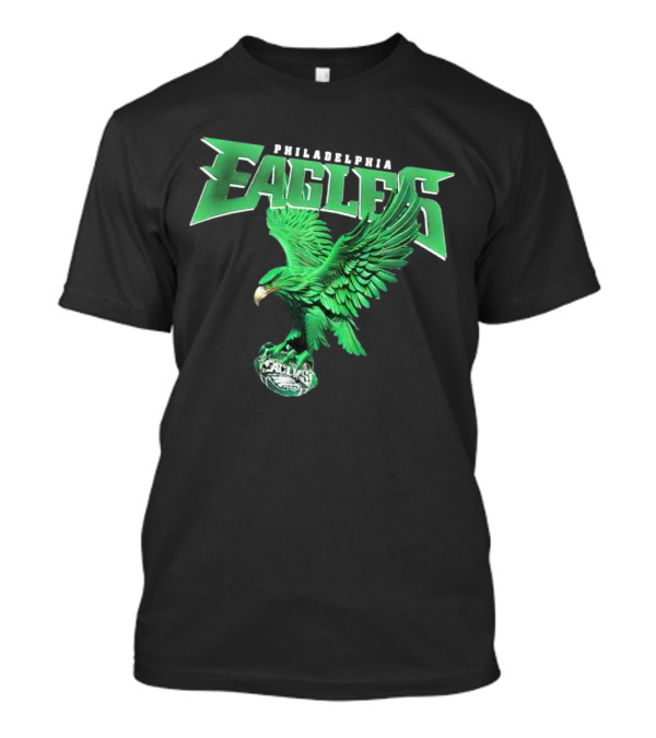 Philadelphia Eagles Green Soaring Eagle T-Shirt