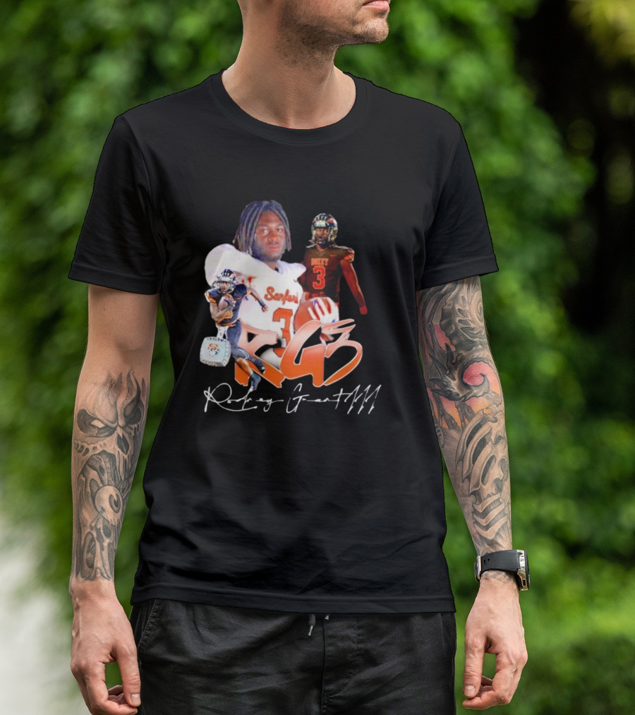 Rockey Grant RG3 Sanford Heavy 3 Football T-Shirt