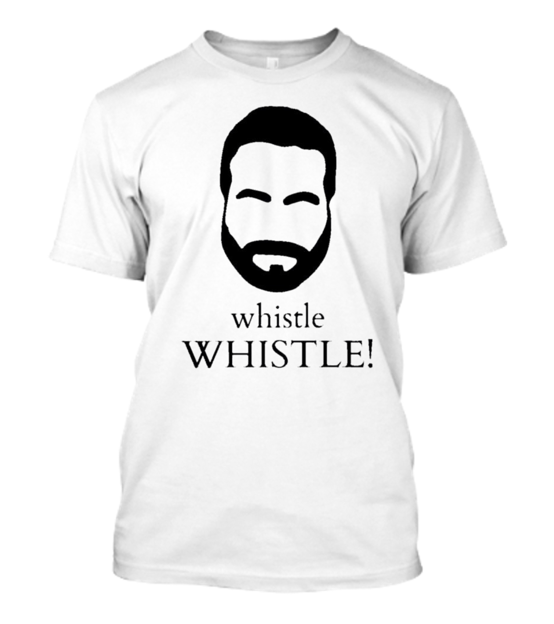 Whistle Whistle Roy Kent Bearded T-Shirt