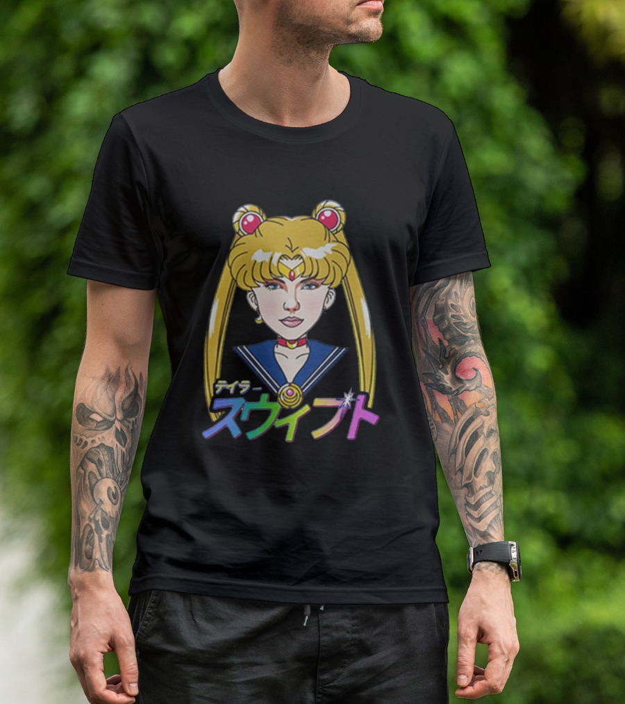 Sailor Moon Taylor Swift Anime Crossover Meme T-Shirt