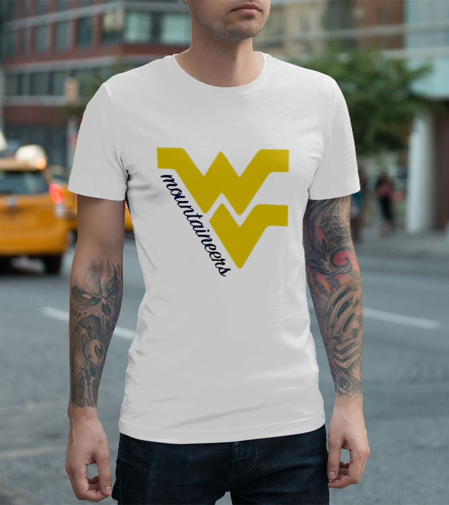 WVU Mountaineers Yellow WV T-Shirt