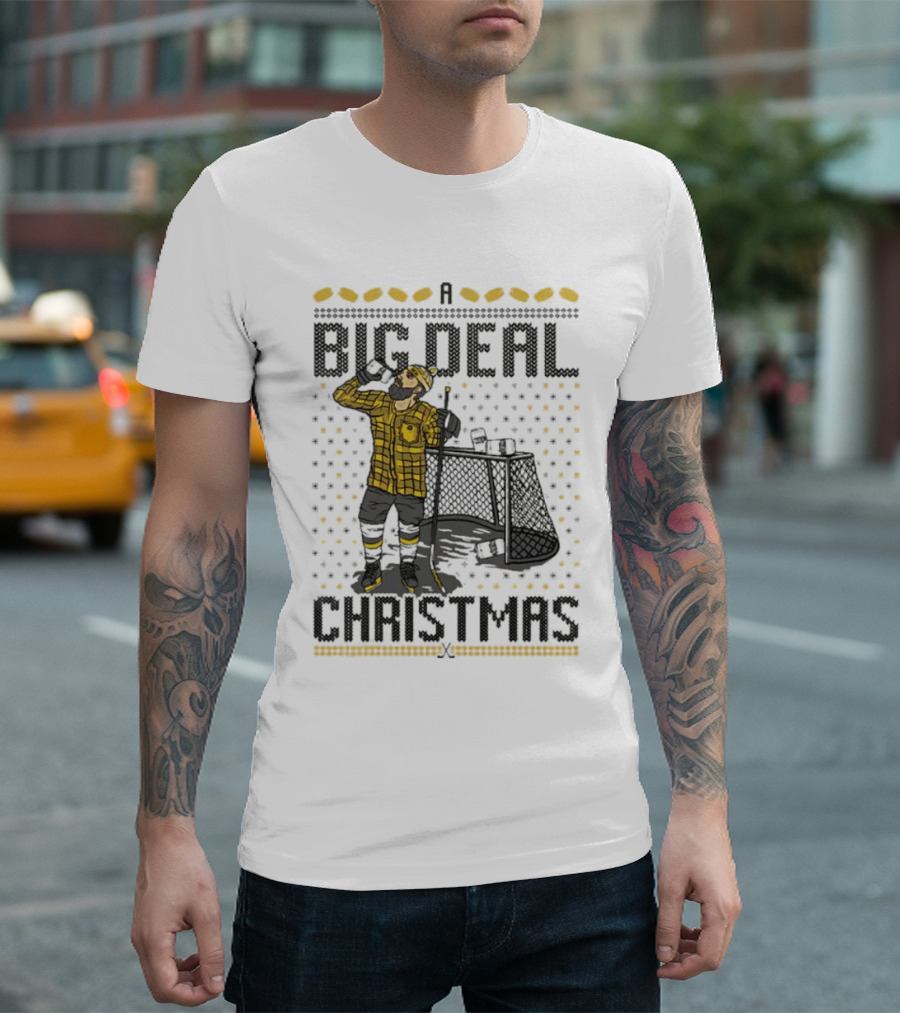 Big Deal Christmas Hockey Goalie T-Shirt