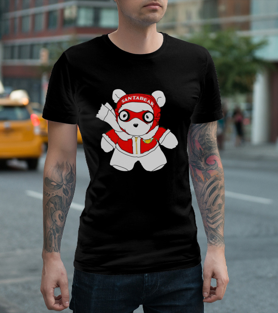 Santa Bear Aviator Christmas Minnesota T-Shirt