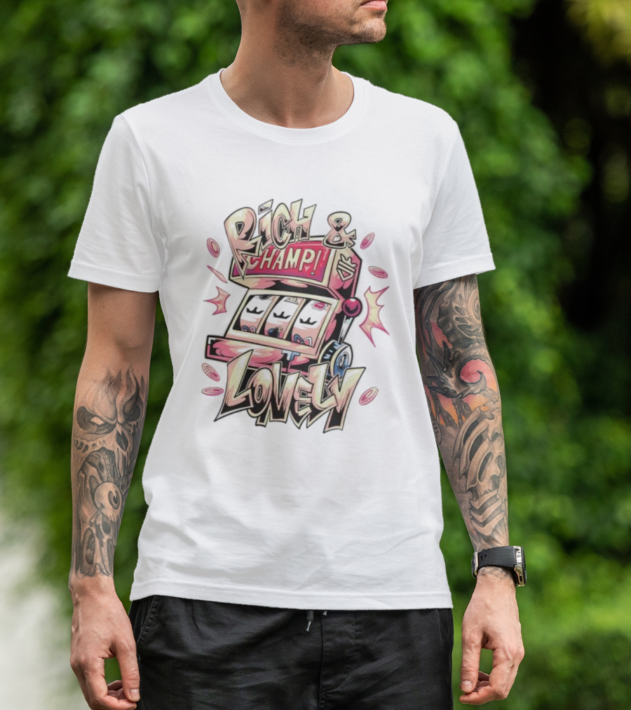 Rich And Champ Lovely Slot Machine Iconic T-Shirt