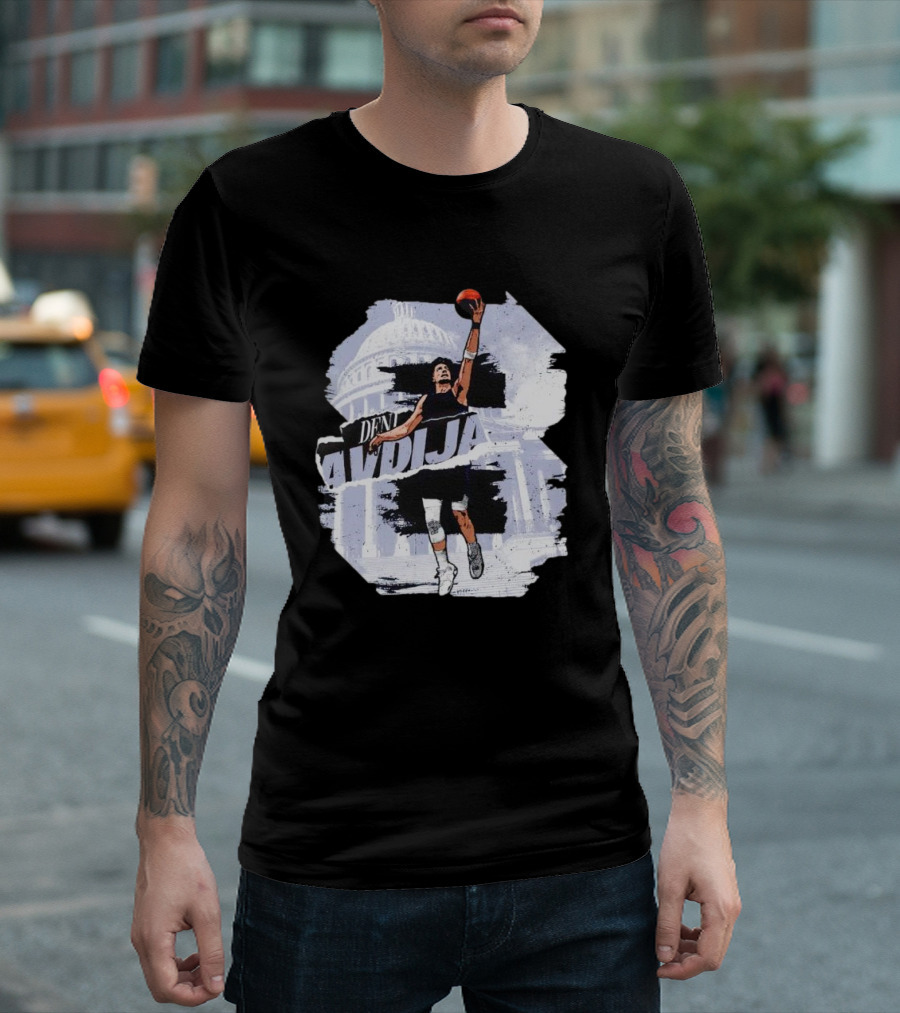 Deni Avdija Basketball Washington Capitol T-Shirt