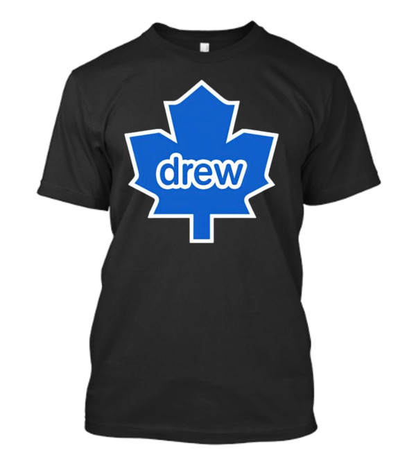 Toronto Maple Leaf Drew Logo Blue Leaf T-Shirt