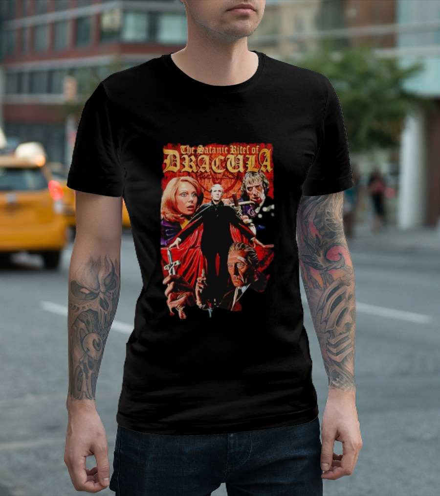 The Satanic Rites of Dracula Vintage Movie T-Shirt