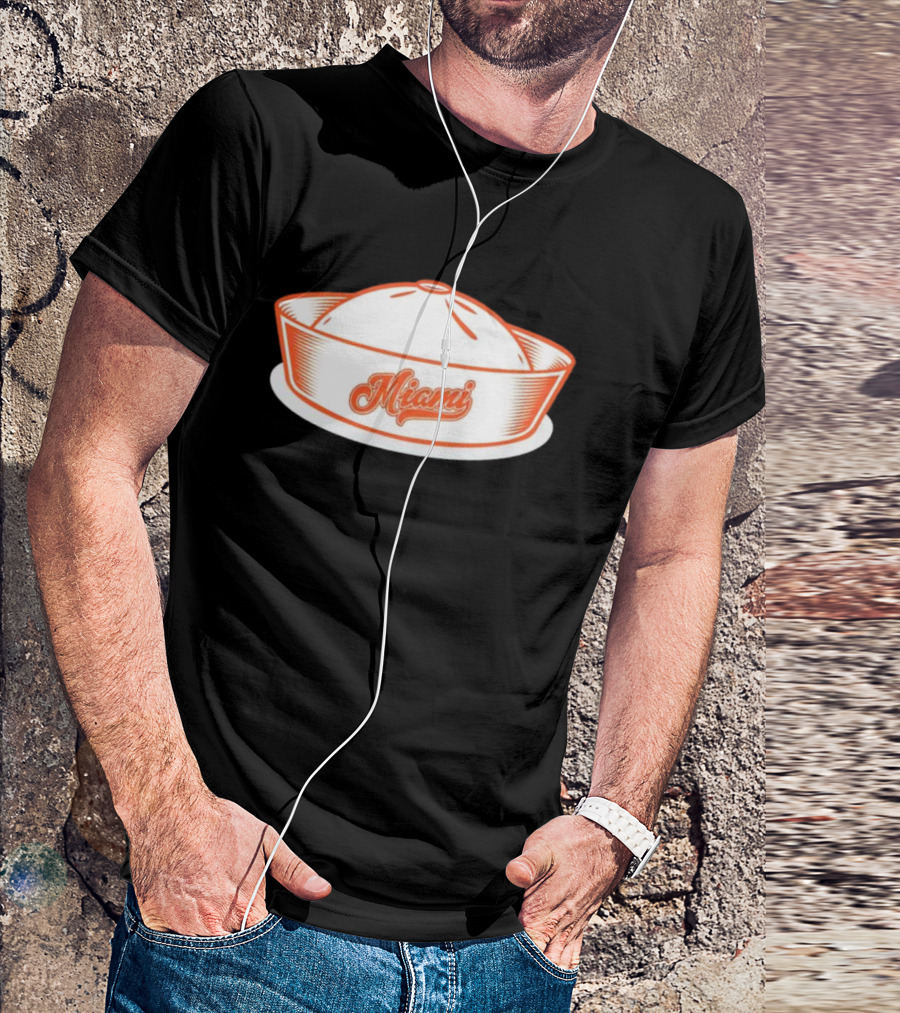 Miami Sailor Hat T-Shirt