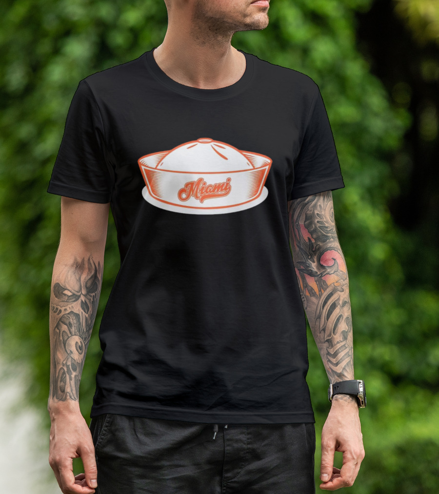 Miami Sailor Hat T-Shirt