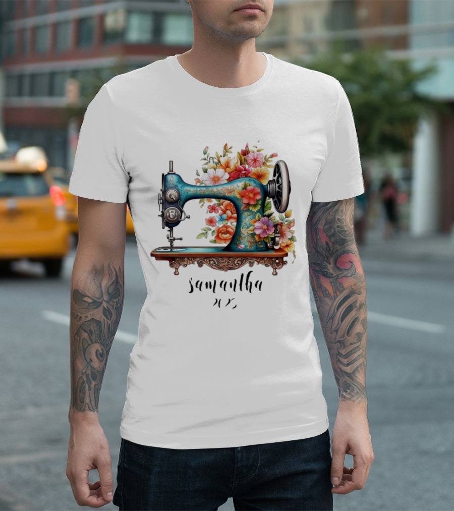 Sewing Machine Samantha Floral T-Shirt