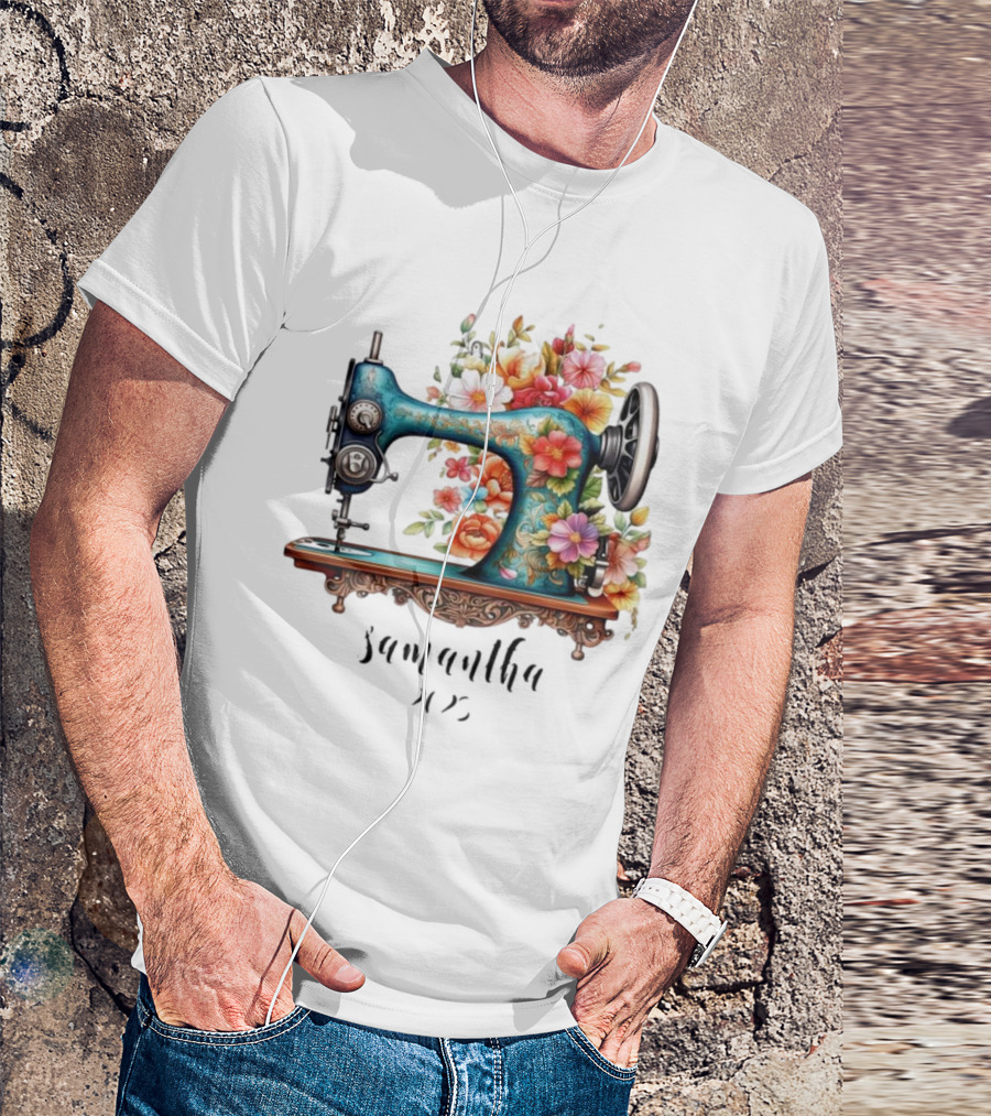 Sewing Machine Samantha Floral T-Shirt